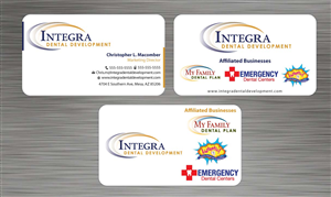 Visitenkarten-Design von Sbss für My Family Dental Centers | Design: #1341509