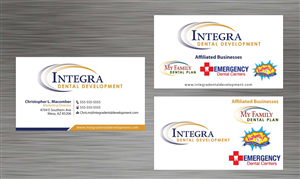 Visitenkarten-Design von Sbss für My Family Dental Centers | Design: #1341521