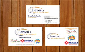 Visitenkarten-Design von Sbss für My Family Dental Centers | Design: #1342090