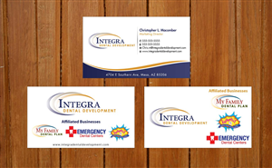 Visitenkarten-Design von Sbss für My Family Dental Centers | Design: #1342093