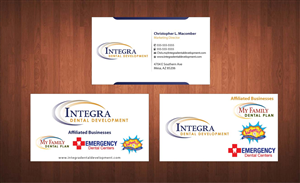 Visitenkarten-Design von Sbss für My Family Dental Centers | Design: #1342102