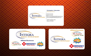Visitenkarten-Design von Sbss für My Family Dental Centers | Design: #1342106