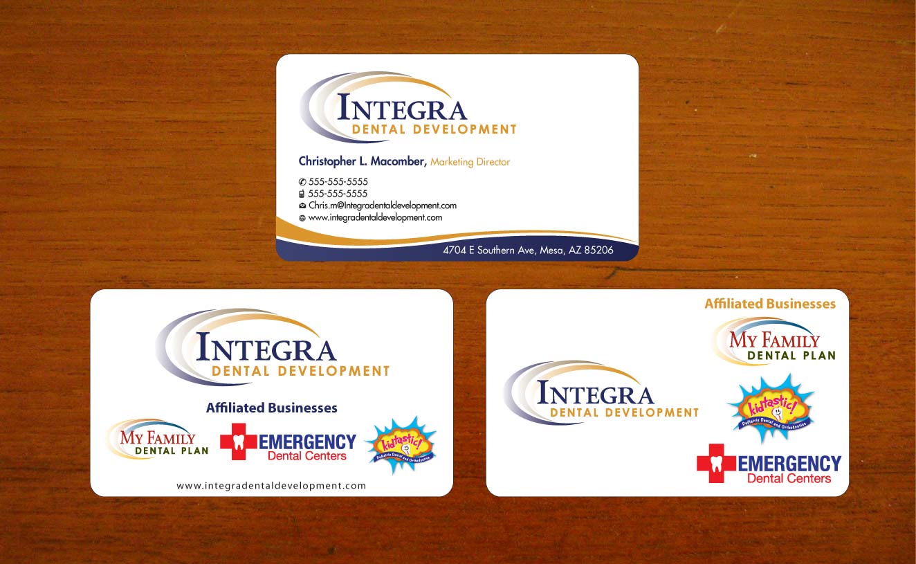 Diseño de Tarjeta de Presentación por Sbss para My Family Dental Centers | Diseño #1342109