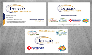 Visitenkarten-Design von Sbss für My Family Dental Centers | Design: #1354020