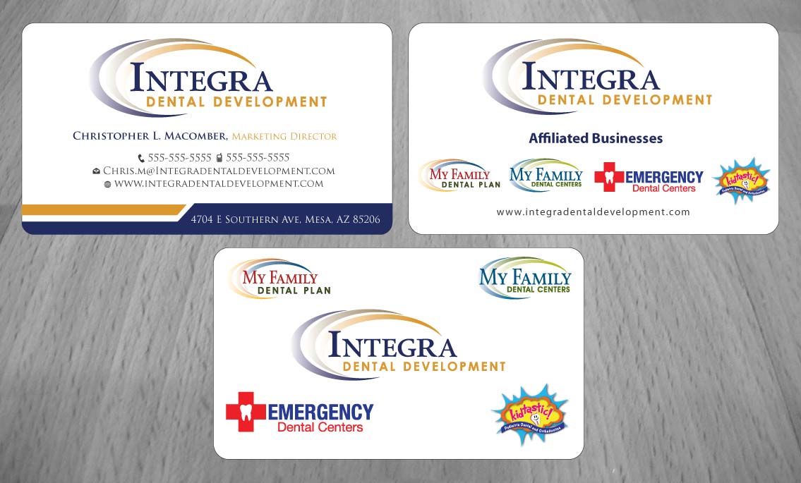Diseño de Tarjeta de Presentación por Sbss para My Family Dental Centers | Diseño #1354028
