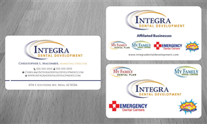 Visitenkarten-Design von Sbss für My Family Dental Centers | Design: #1354033