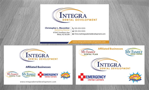Business Card Design by Sbss for My Family Dental Centers | Design: #1354064