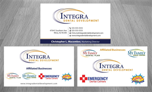 Business Card Design by Sbss for My Family Dental Centers | Design: #1354068