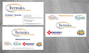 Business Card Design by Sbss for My Family Dental Centers | Design: #1354077
