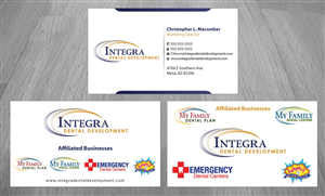 Business Card Design by Sbss for My Family Dental Centers | Design: #1354109
