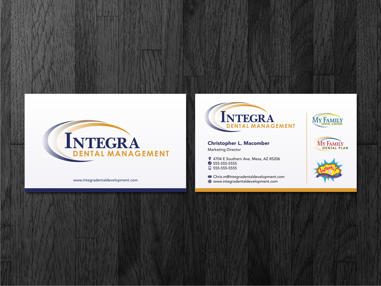 Visitenkarten-Design von Atvento Graphics für My Family Dental Centers | Design #1340976