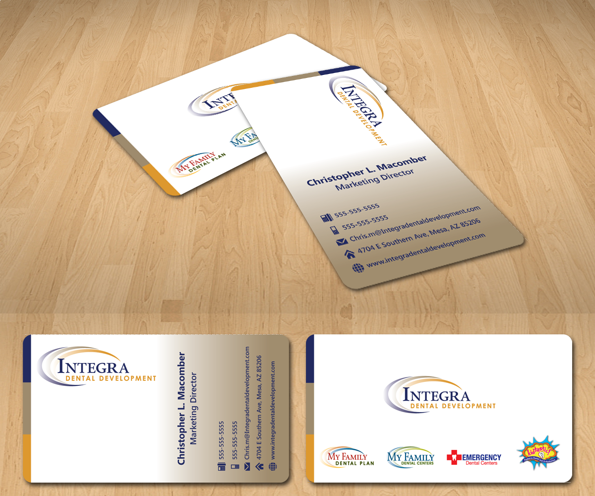 Visitenkarten-Design von Radu Borzea für My Family Dental Centers | Design #1342043