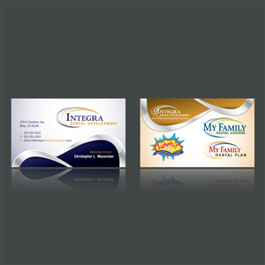 Visitenkarten-Design von yellowpixell für My Family Dental Centers | Design: #1346205