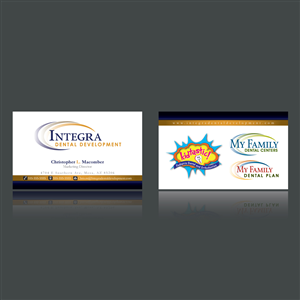 Business Card Design by BONG Kreation for My Family Dental Centers | Design #1346208