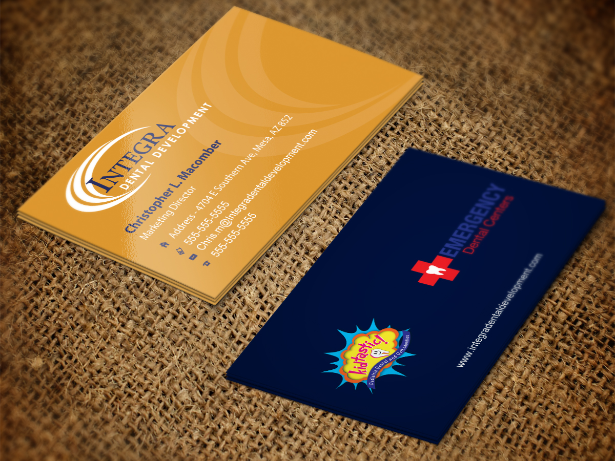 Business Card Design by Mulugeta for My Family Dental Centers | Design #1341700