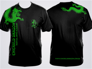 T-Shirt-Design von D'Mono für Emerald Dragon Martial Arts Pty Ltd | Design: #1392189