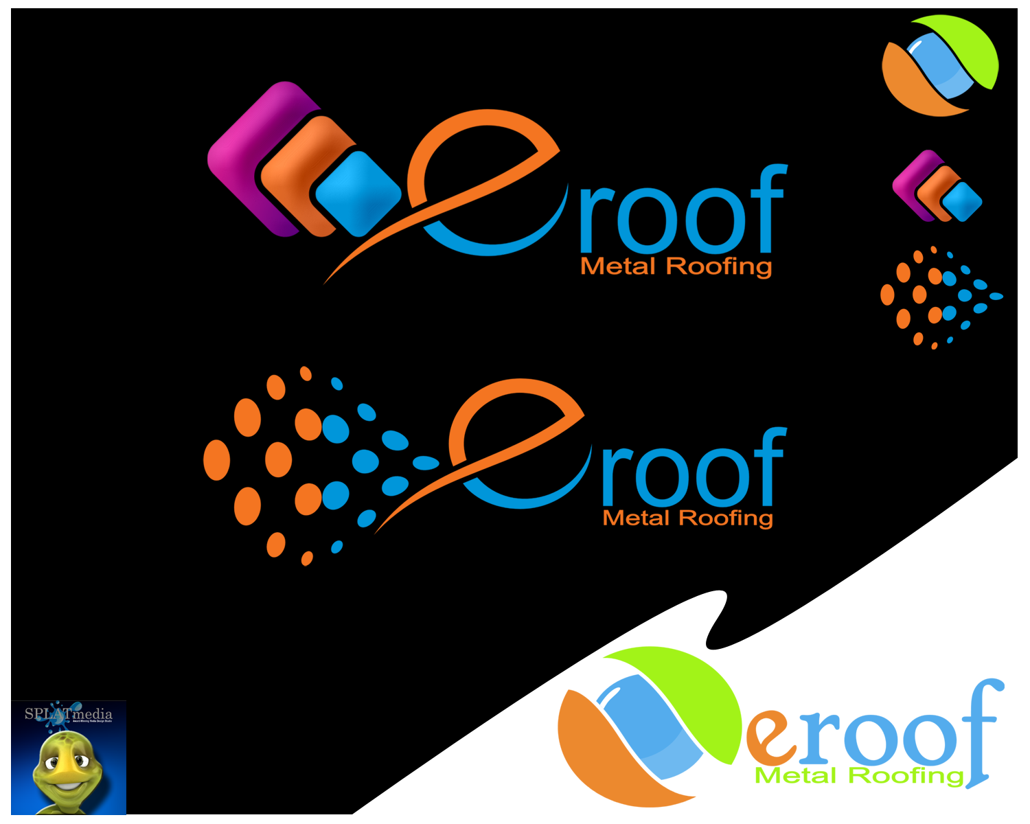 Logo Design by SPLATmedia for eroof | Design #227392