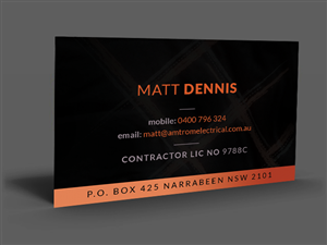 Business Card Design by  Artman for this project | Design: #4768997