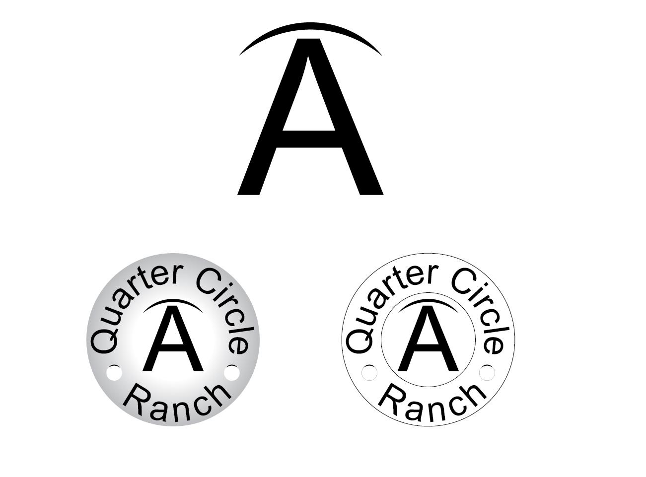 Logo Design by Ekanite for Quarter Circle A Ranch | Design #222870