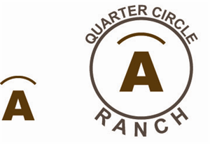 Logo Design by malikanthony for Quarter Circle A Ranch | Design #231759