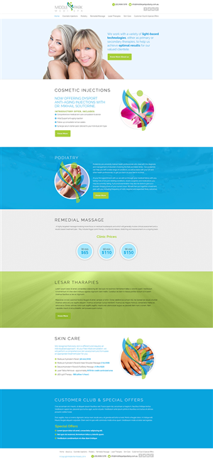 Middle Park Medi Spa | Web Design by SJ