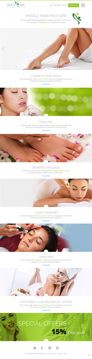 Web Design by pb for this project | Design: #4858287