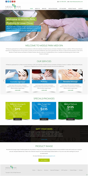 Web Design by pb for this project | Design: #4870614