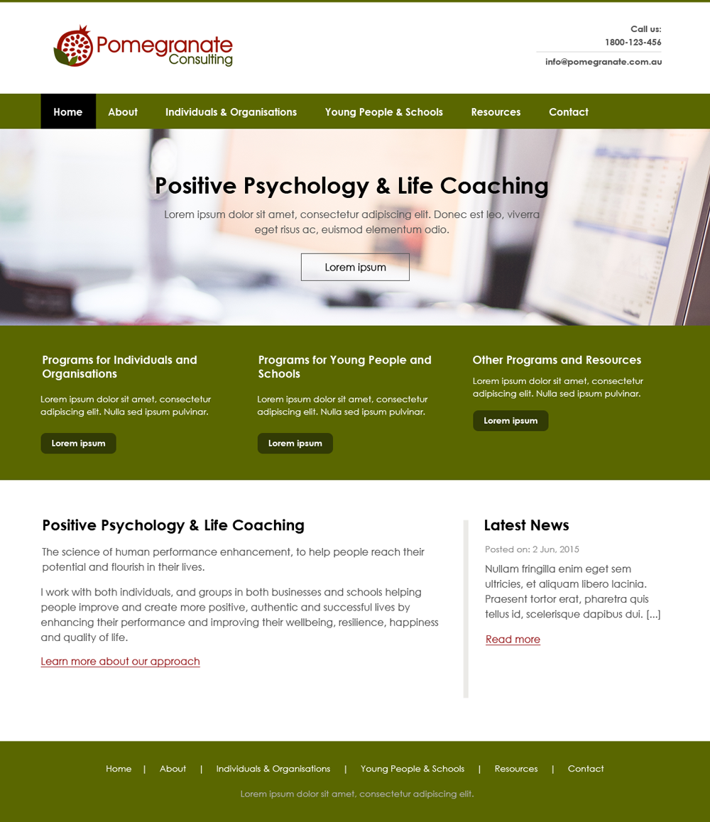 Web Design by loukoz for this project | Design #5351961