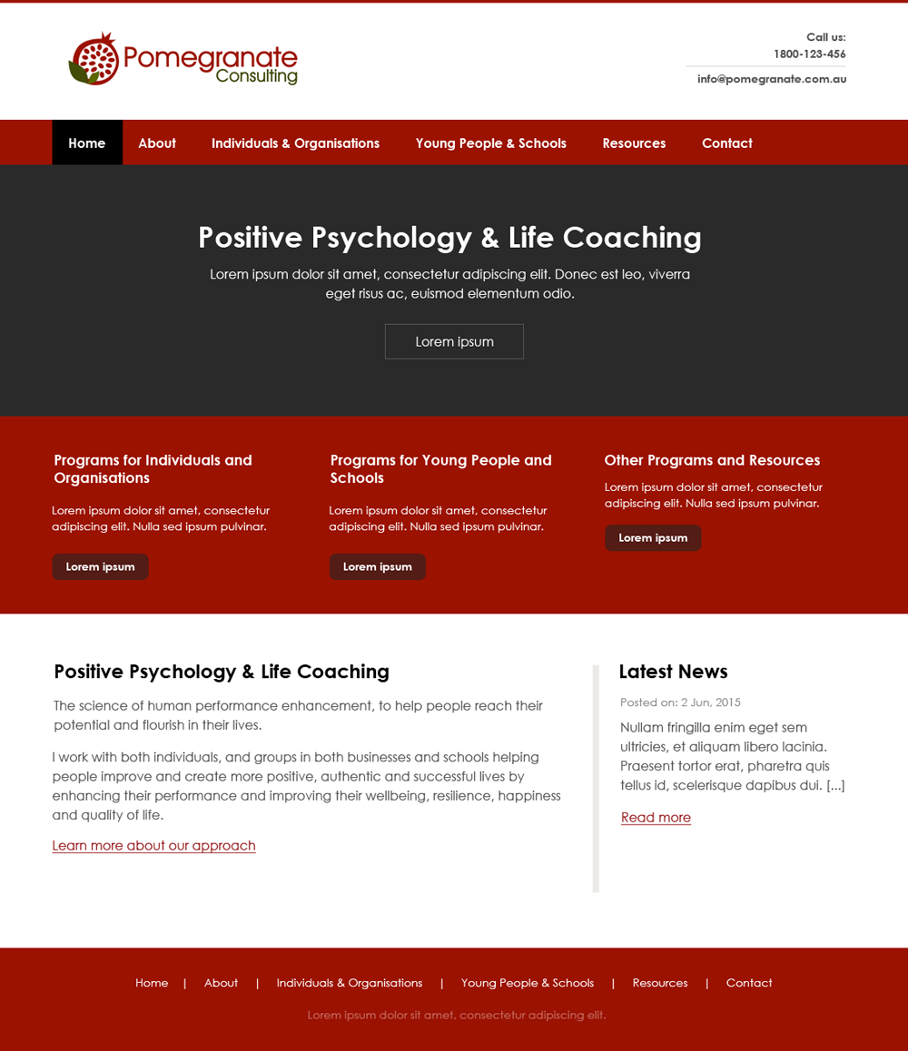 Web Design by loukoz for this project | Design #5351966