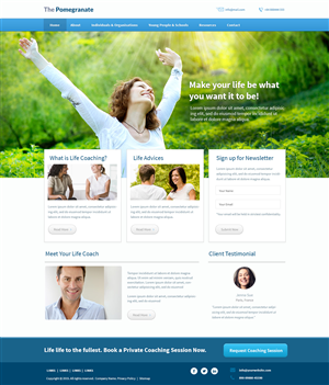 Positive Psychology and Coaching Web Design Project | Web Design by Emmanuel
