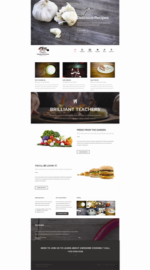 Wordpress Design by mubbi for Hungry Mummies | Design #4776084