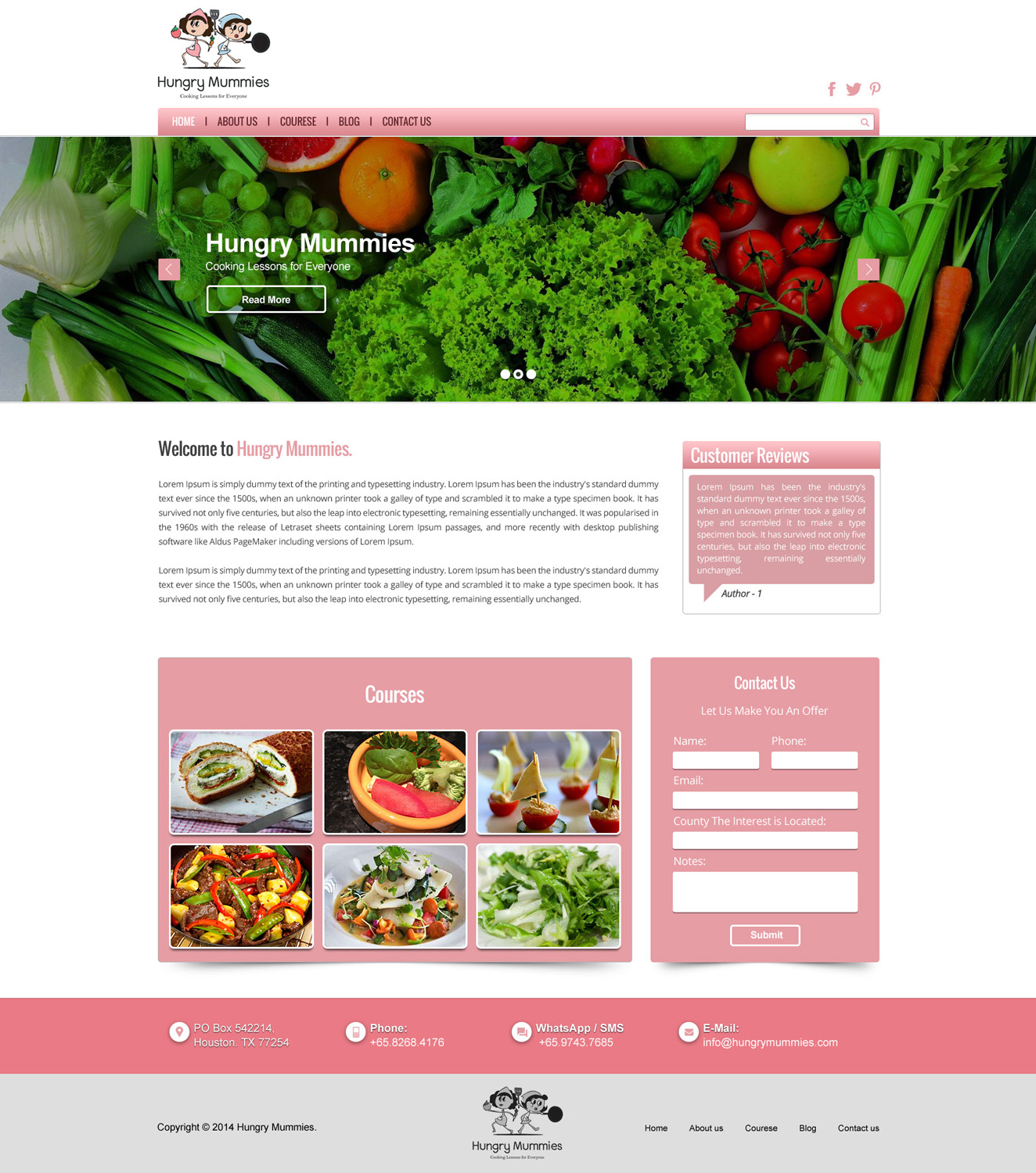Diseño Wordpress por Impressive Solutions para Hungry Mummies | Diseño #4743926