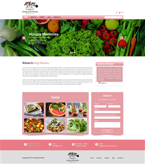Wordpress Design by Impressive Solutions for Hungry Mummies | Design: #4743926