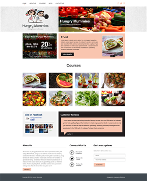 Wordpress Design by Impressive Solutions for Hungry Mummies | Design: #4819848