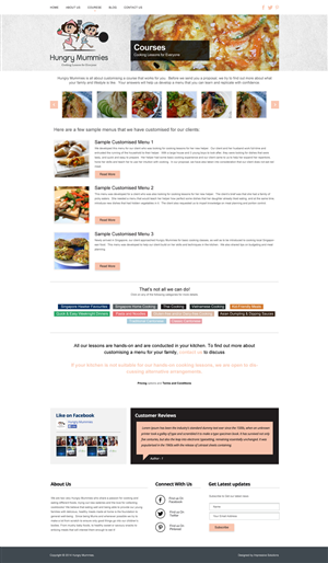 Wordpress Design by Impressive Solutions for Hungry Mummies | Design: #4819856