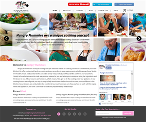 Wordpress Design by WebPixel for Hungry Mummies | Design: #4817435