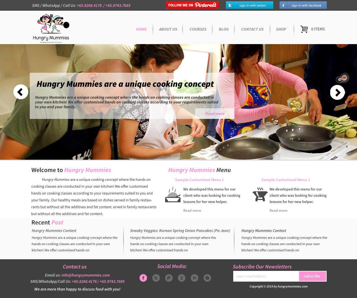 WordPress-Design von WebPixel für Hungry Mummies | Design #4817747