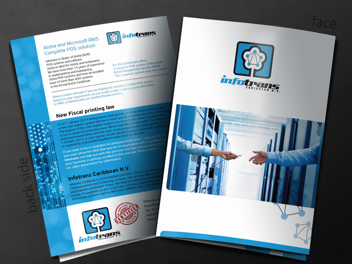 Design de Brochure par MilM pour Infotrans Caribbean | Design #4806632
