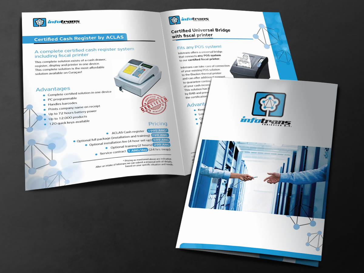 Design de Brochure par MilM pour Infotrans Caribbean | Design #4806634