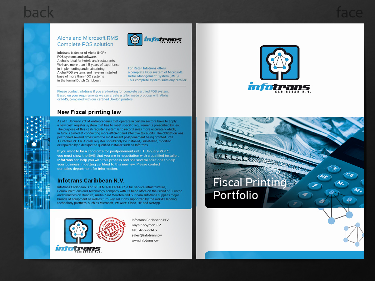 Design de Brochure par MilM pour Infotrans Caribbean | Design #4821528