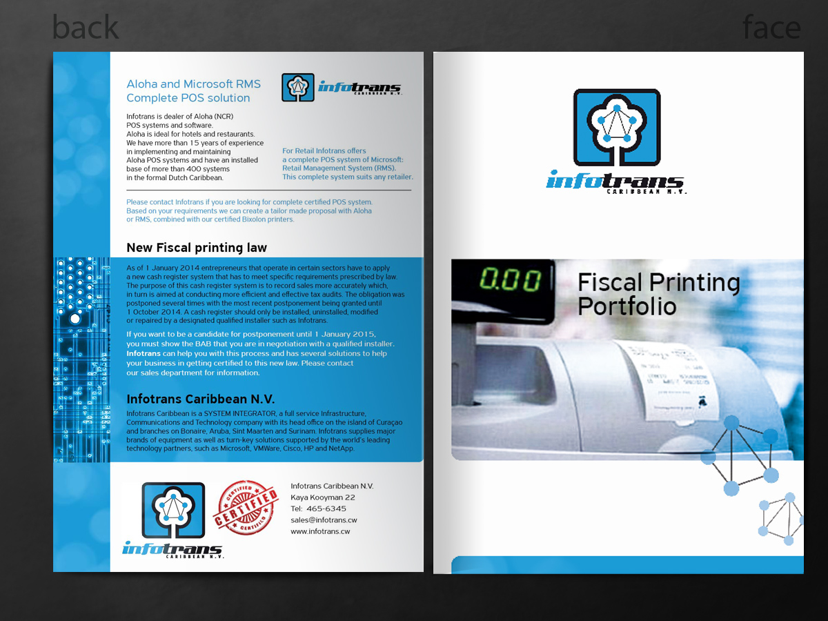 Design de Brochure par MilM pour Infotrans Caribbean | Design #4821533