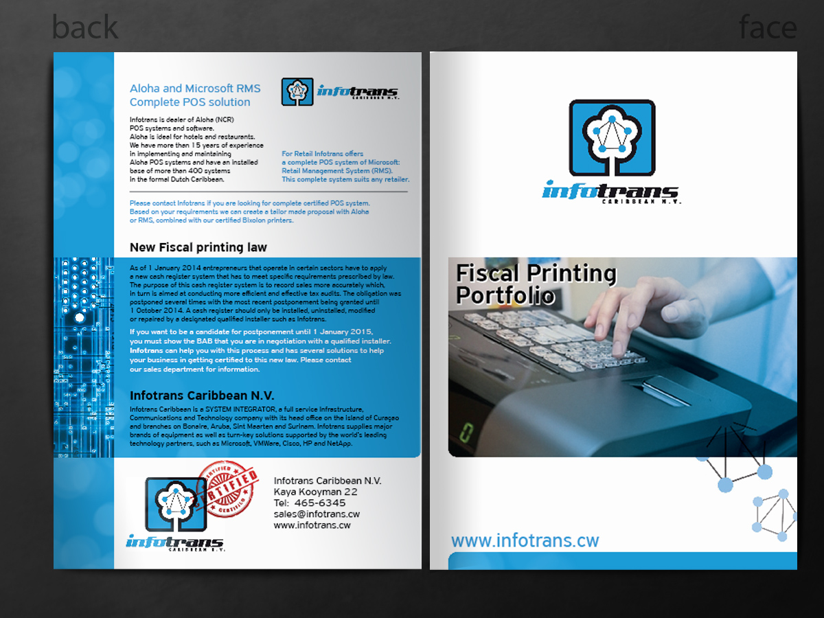 Design de Brochure par MilM pour Infotrans Caribbean | Design #4822774