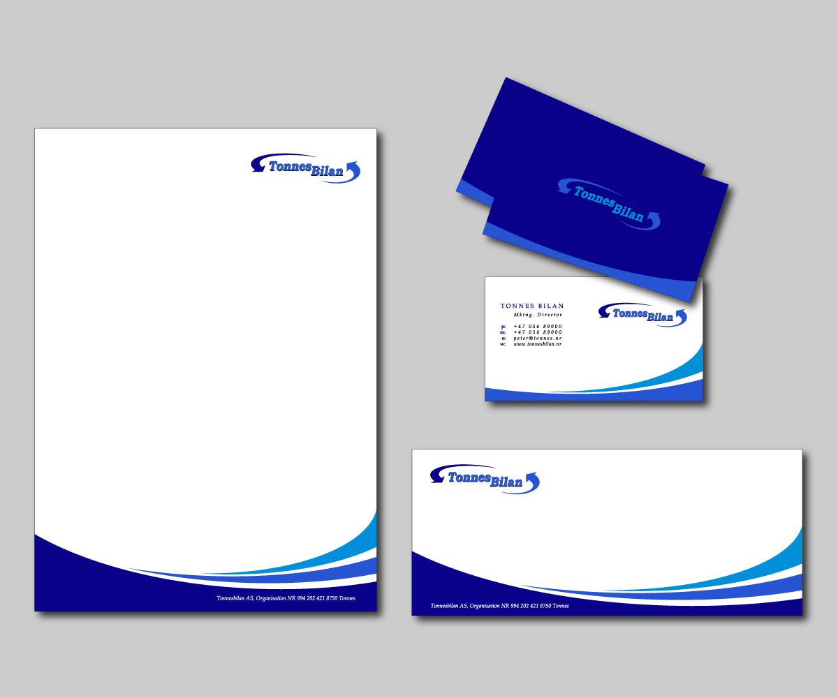 Stationery Design by GliderGraphx for Tonnes Skips | Design #1342329