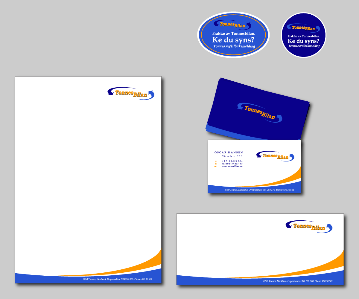 Stationery Design by GliderGraphx for Tonnes Skips | Design #1345814