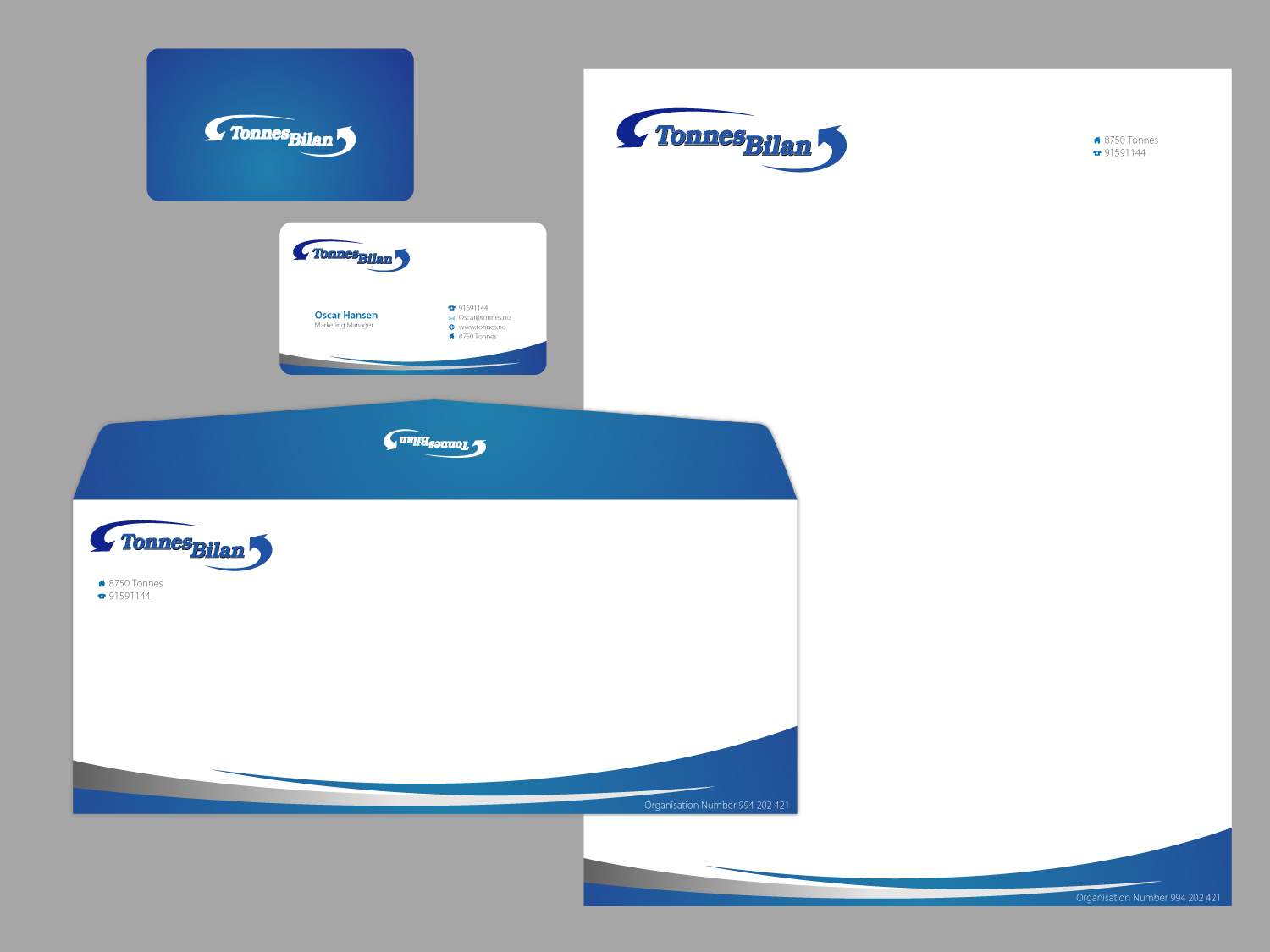 Stationery Design by Nila for Tonnes Skips | Design #1347073
