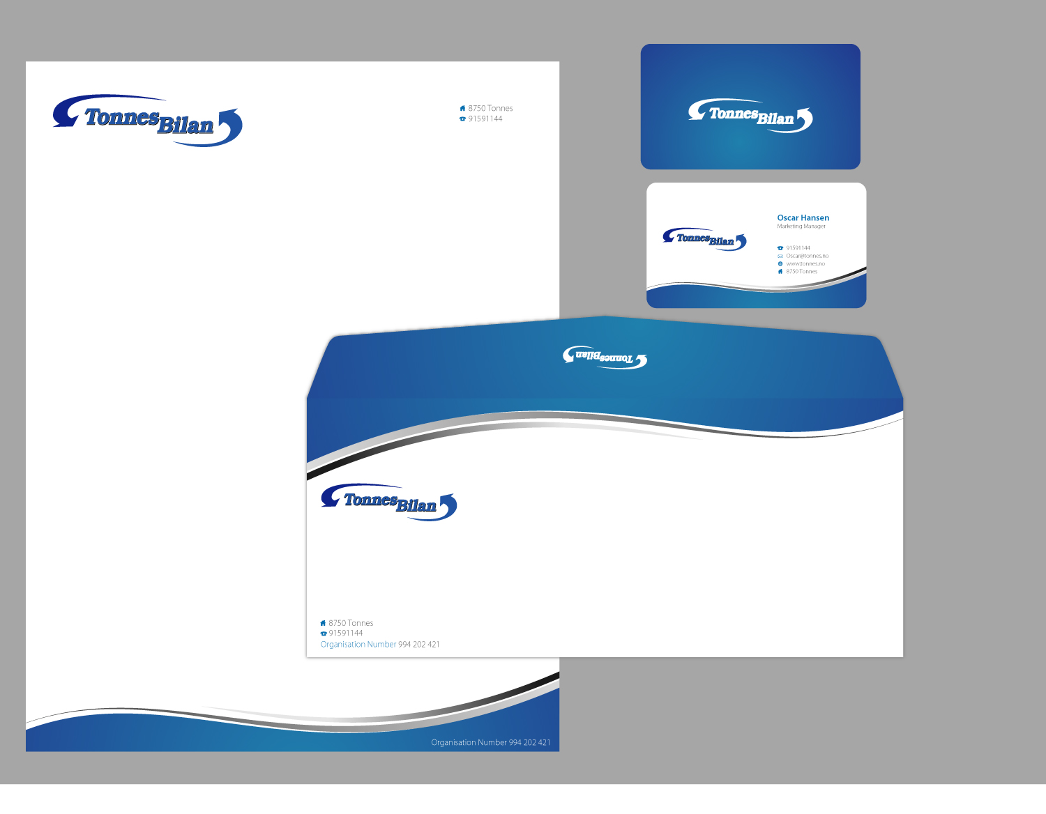 Stationery Design by Nila for Tonnes Skips | Design #1347160