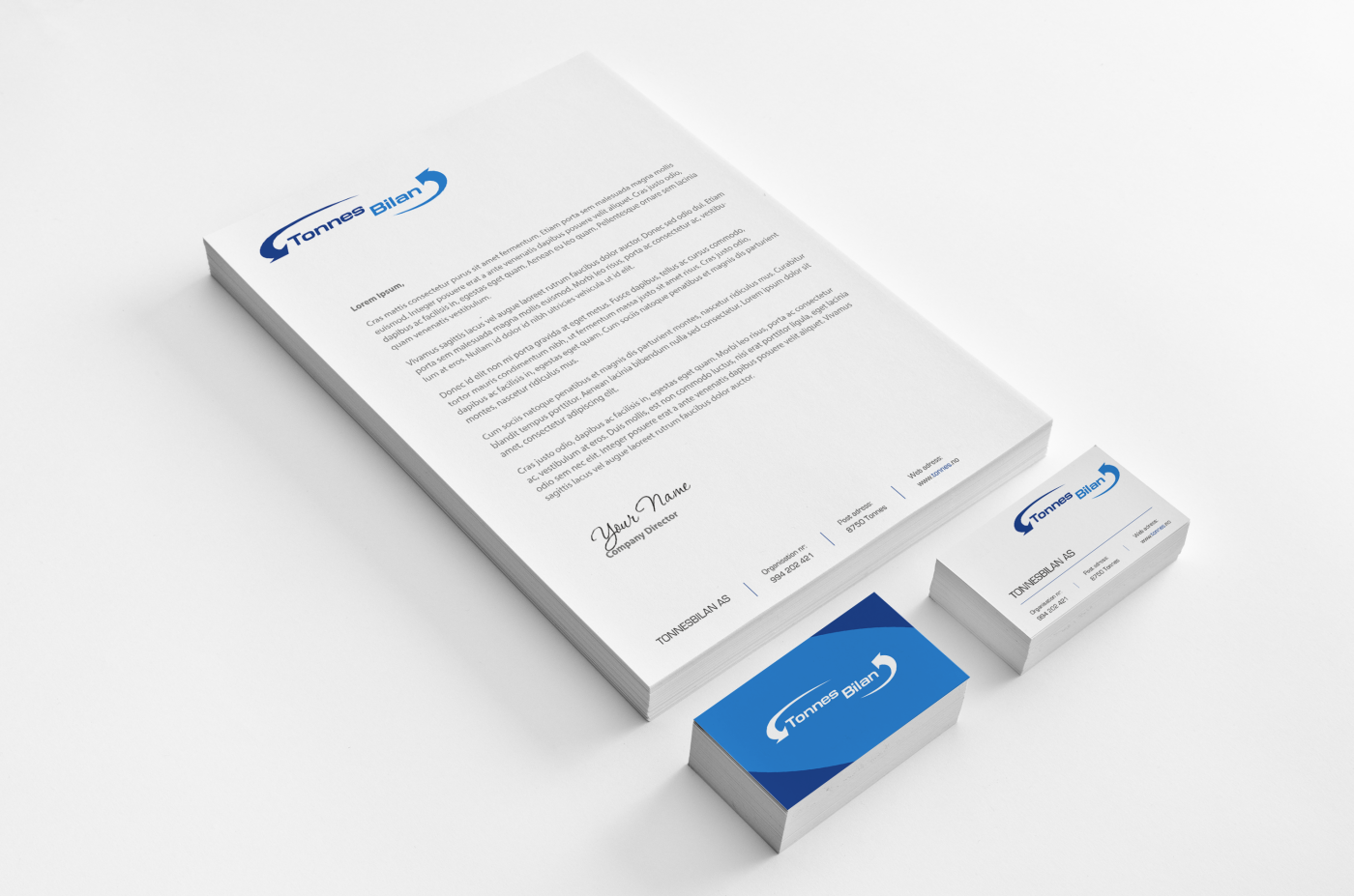 Stationery Design by HYPdesign for Tonnes Skips | Design #1342166