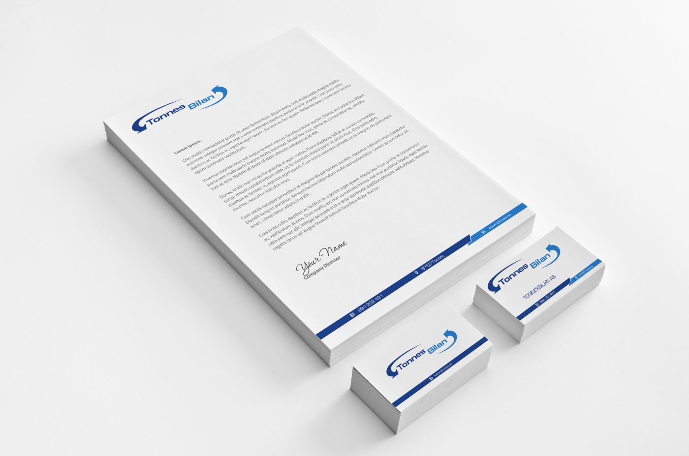 Stationery Design by HYPdesign for Tonnes Skips | Design #1342172