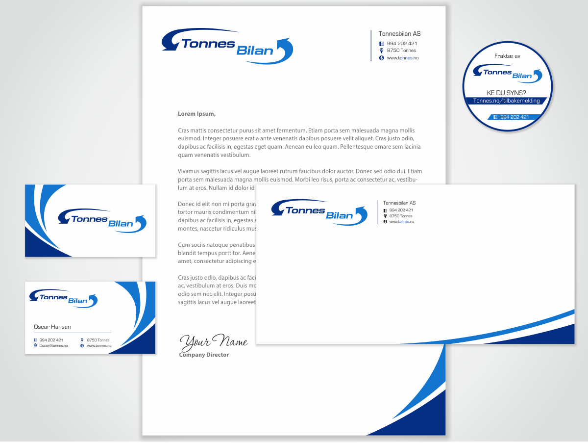 Diseño de Papelería por HYPdesign para Tonnes Skips | Diseño: #1351901