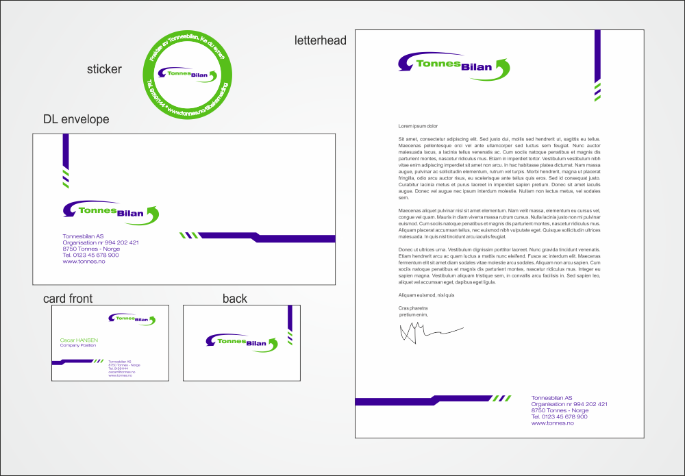 Stationery Design by macphisto for Tonnes Skips | Design #1346432